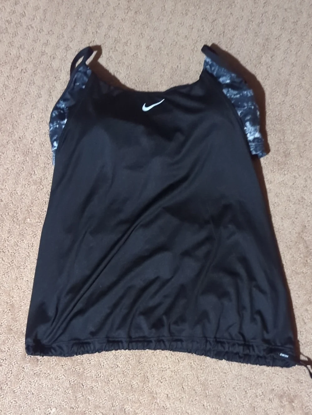 Nike Black Swim Tank Top